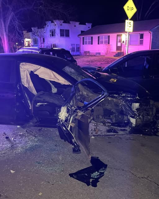 Man crashes into five parked vehicles after attempting to avoid traffic ...